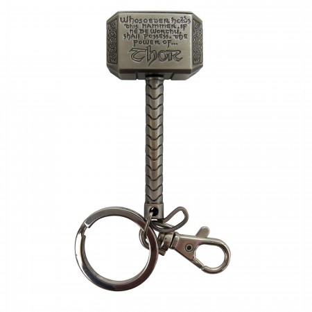 Thor Movie Metal Mjolnir Hammer Keychain