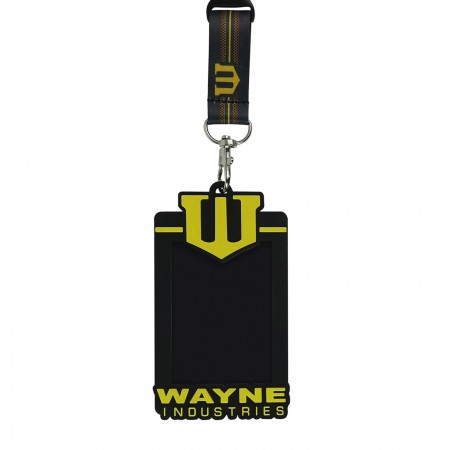 Wayne Industries Lanyard with Rubber ID Holder