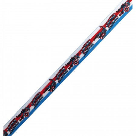 Captain America Logo and Shield Lanyard