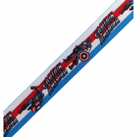 Captain America Logo and Shield Lanyard