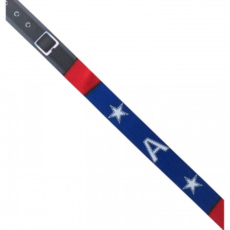 Captain America Suit-Up Lanyard with Metal Charm