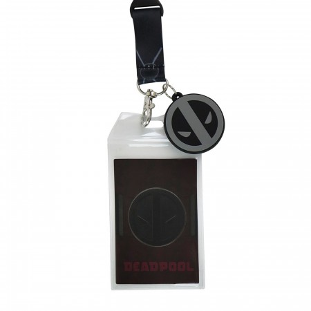 Deadpool Merc With A Mouth Lanyard with PVC Charm