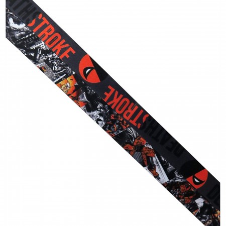 Deathstroke Classic Logo Lanyard with PVC Charm