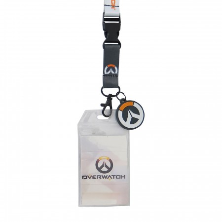 Overwatch Logo Lanyard with PVC Charm