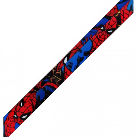 Spiderman Faces Lanyard with Charms