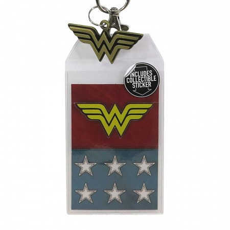 Wonder Woman Suit-Up Lanyard with Metal Charm