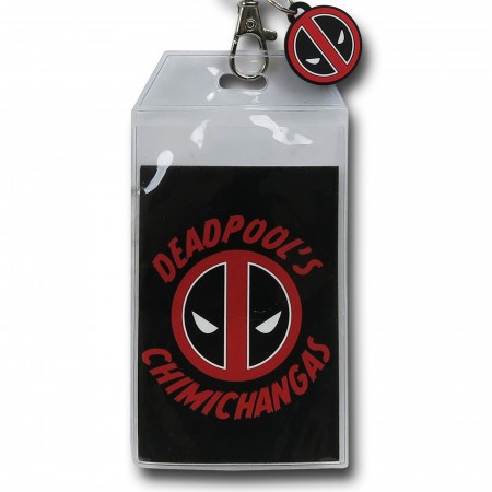 Deadpool Symbols Lanyard with Charm