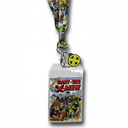 X-Men Collage Lanyard With Charm