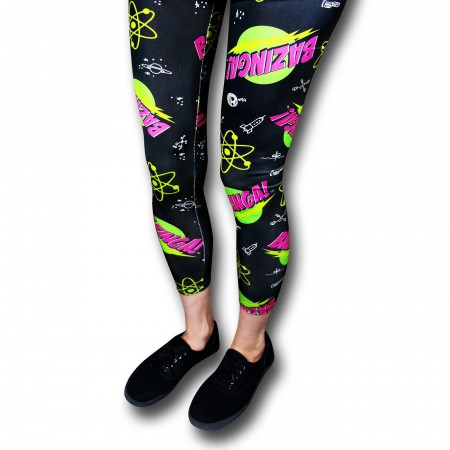 Big Bang Theory Bazinga Womens Leggings