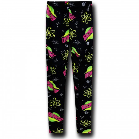 Big Bang Theory Bazinga Womens Leggings