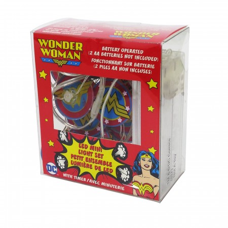 Wonder Woman Logo Battery Operated LED Light Set