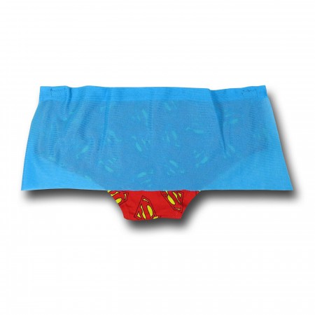 Supergirl Costume Women's Cami and Caped Panty Set