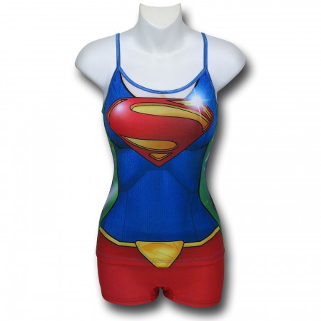 Supergirl 52 Women's Costume Cami & Boyshorts Set