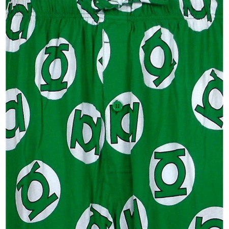 Green Lantern Symbols Mosaic Lounge Pants