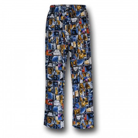 Jedi Mens Star Wars Black Sleep Pajama Pants Fan ApparelXSmall   Walmartcom