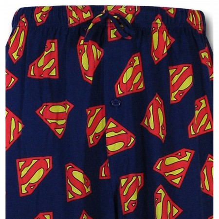 Superman Symbol Navy Lounge Pants