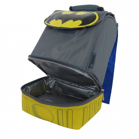 Batman Costume with Cape Dual Soft Lunchbox
