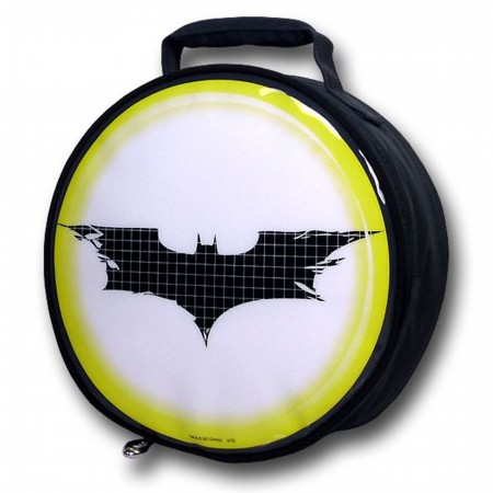 Batman Dark Knight Rises Symbol Round Lunch Tote