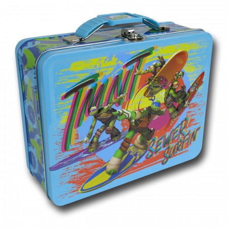 TMNT Sewer Surfin' Tin Lunch Box