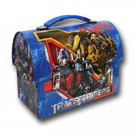 Transformers Optimus & Bumble Bee Domed Lunchbox