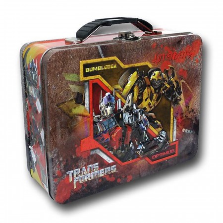 Transformers Autobots Optimus & Bumble Bee Lunchbox