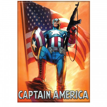 Captain America King of the Hill Magnet