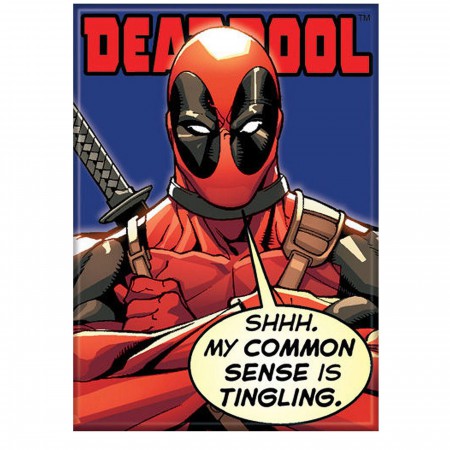 Deadpool Common Sense Tingling Magnet