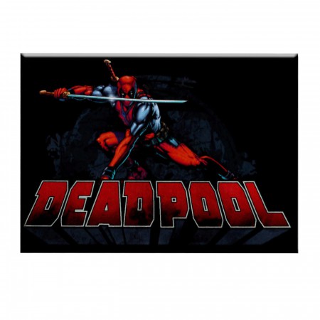 Deadpool Crouching Magnet