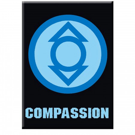 Green Lantern Indigo Compassion Symbol Magnet