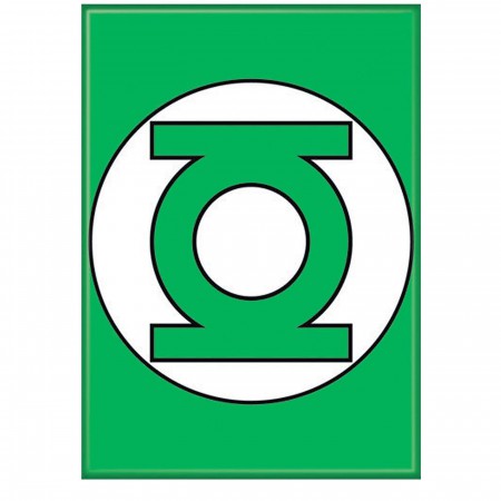 Green Lantern Symbol Green Magnet