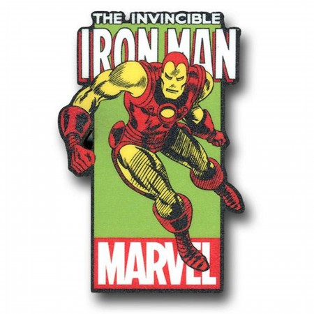 Iron Man with Logo Funky Chunky Magnet