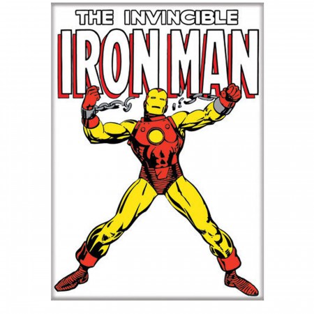 Iron Man Unchained White Magnet