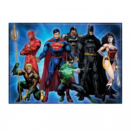 Justice League New 52 Heroes Stance Magnet
