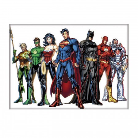 JLA Justice League Line Up DC Relaunch Magnet