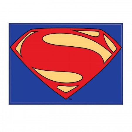 Superman Man of Steel Symbol Royal Blue Magnet