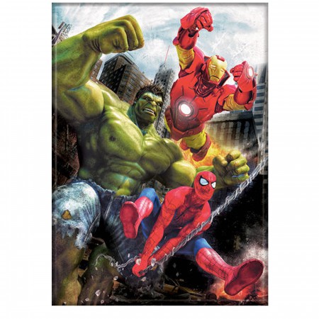 Marvel Trio In Action Magnet