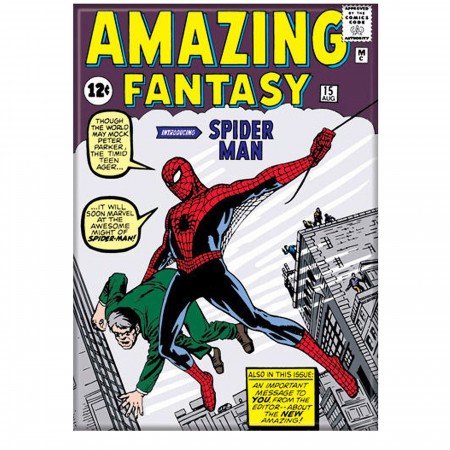 Spiderman Amazing Fantasy Issue 15 Magnet