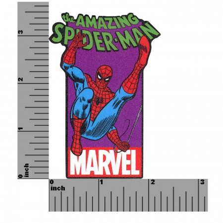 Spiderman with Logo Funky Chunky Magnet