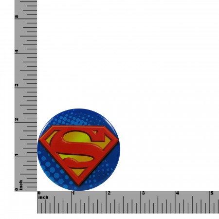Superman Symbol Button Magnet Bottle Opener