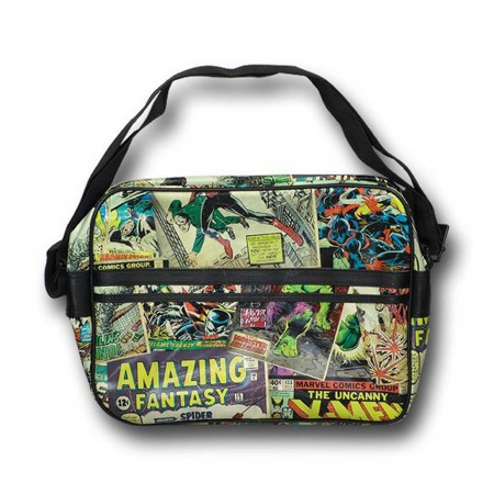 Marvel Classic Cover Mosaic Shoulder Book Bag