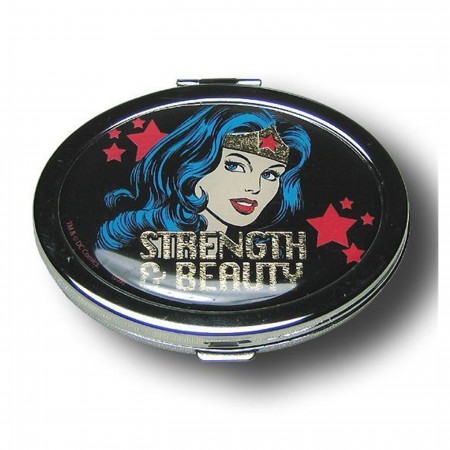 Wonder Woman Oval Compact Mirror
