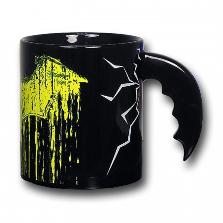 Batman Batarang Handle Ceramic Mug