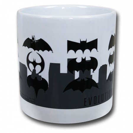 Batman Symbol Evolution Mug