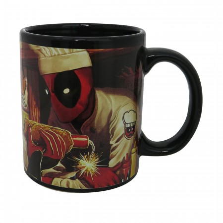 Deadpool Taco Chef Heat Changing Mug