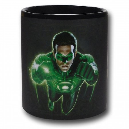 Green Lantern Movie Hal Flying Color Change Mug