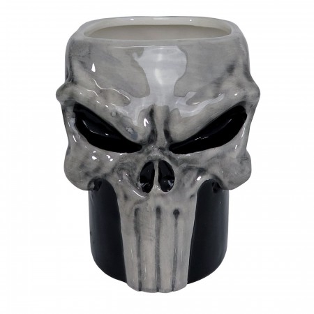 Punisher Sculpted Skull 13oz Ceramic Mug