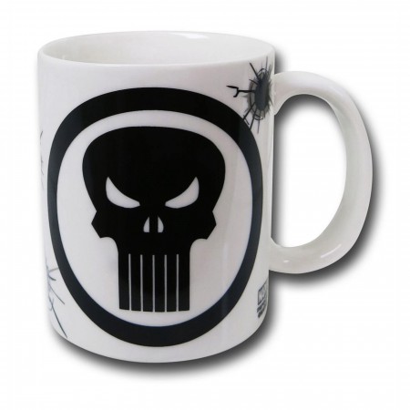 Punisher Symbol White 11.5 Mug