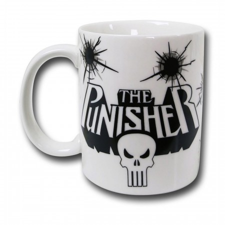 Punisher Symbol White 11.5 Mug