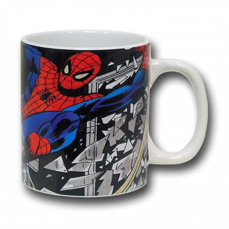 Spiderman Window Rescue Ceramic Mug