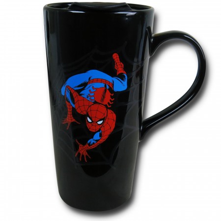 Spiderman Web Heat Reactive Travel Mug